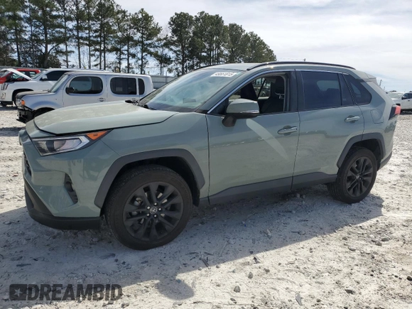 2020 Toyota RAV4 XLE Premium with VIN 2T3C1RFV0LW058580, listed as a Copart auction lot 49551815 with 127,615 mi miles and Salvage Title. Bid and sale history available at carsss.com. Image 1.