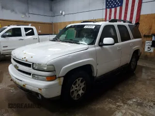 2003 Chevrolet Tahoe Z71 z VIN 1GNEK13Z83R162966, wystawiony jako Copart lot #54363635 z przebiegiem Nie podano mil oraz Czysty tytuł • Clean title. Historia ofert i sprzedaży dostępna na DreamBid. Obrazek 1.