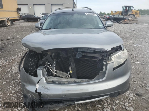 2008 Infiniti FX z VIN JNRAS08W88X203941, wystawiony jako Copart lot #54066825 z przebiegiem 223 729 mil mil oraz Szkoda całkowita • Salvage title. Historia ofert i sprzedaży dostępna na DreamBid. Obrazek 5.