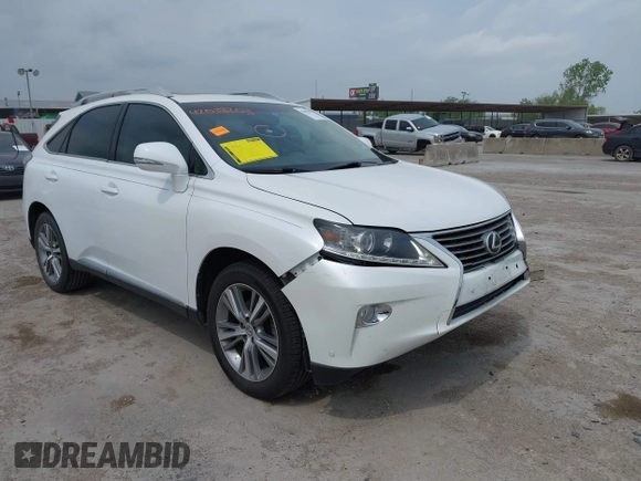 2015 Lexus RX 350 with VIN 2T2ZK1BA5FC191888, listed as a IAAI auction lot 42038203 with 153,861 mi miles and . Bid and sale history available at carsss.com. Image 1.