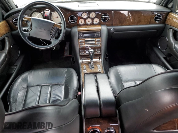2005 Bentley Arnage R with VIN SCBLC37F95CX10586, listed as a Copart auction lot 55852485 with 38,584 mi miles and Salvage Title. Bid and sale history available at DreamBid. Image 8.