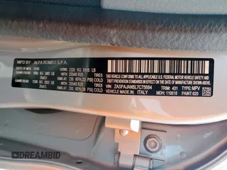 2020 Alfa Romeo Stelvio Sport z VIN ZASPAJAN5L7C75684, wystawiony jako Copart lot #54244135 z przebiegiem 63 941 mil mil oraz Szkoda całkowita • Salvage title. Historia ofert i sprzedaży dostępna na DreamBid. Obrazek 14.