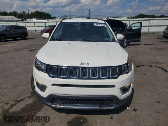 2019 Jeep Compass Limited с VIN 3C4NJDCB1KT620224, выставлен на аукционе Copart как лот 62383615 с пробегом 75 679 миль миль и Списание • Salvage title. История ставок и продаж доступна на DreamBid. Изображение 5.