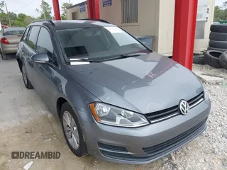 2017 Volkswagen Golf SportWagen S with VIN 3VWU17AU6HM528933, listed as a IAAI auction lot 41319147 with 66,438 mi miles. Bid and sale history available at carsss.com. Image 1.