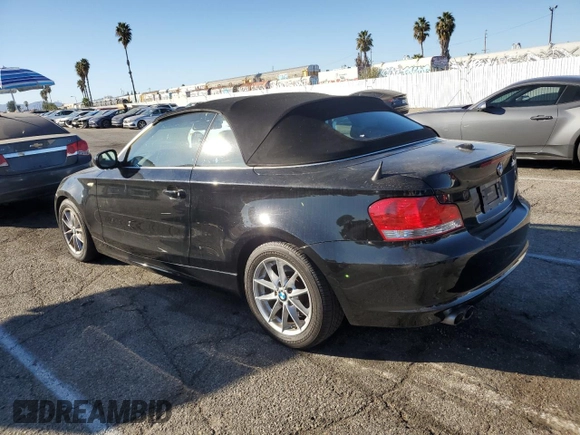 2010 BMW 1 Series 128i with VIN WBAUN1C56AVH82146, listed as a Copart auction lot 79296544 with 79,976 mi miles and Salvage title. Bid and sale history available at DreamBid. Image 2.