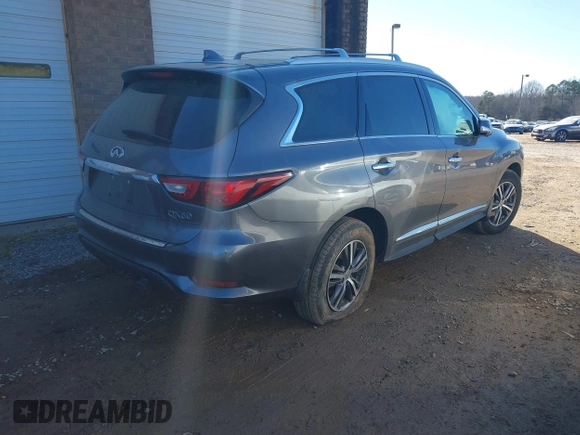 2016 Infiniti QX60 with VIN 5N1AL0MM6GC522175, listed as a IAAI auction lot 41427647 with 74,546 mi miles and . Bid and sale history available at DreamBid. Image 4.