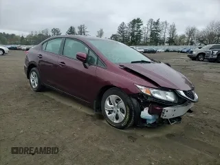 2014 Honda Civic Sedan LX with VIN 19XFB2F55EE041130, listed as a Copart auction lot 52860145 with 97,244 mi miles and Salvage Title. Bid and sale history available at carsss.com. Image 11.