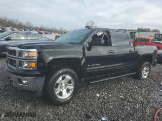 2015 Chevrolet Silverado 1500 LT with VIN 3GCUKREC5FG274690, listed as a Copart auction lot 46351515 with 142,650 mi miles and Salvage Title. Bid and sale history available at carsss.com. Image 1.