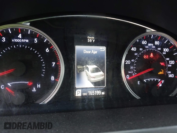 2015 Toyota Camry XLE with VIN 4T1BF1FK9FU114582, listed as a IAAI auction lot 41801187 with 165,199 mi miles. Bid and sale history available at carsss.com. Image 7.