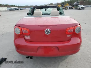 2008 Volkswagen Eos 3.2L with VIN WVWDB71F48V017874, listed as a Copart auction lot 78620394 with 87,975 mi miles and Salvage Title. Bid and sale history available at DreamBid. Image 6.
