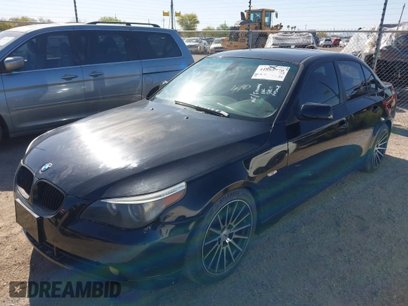 2006 BMW 5 Series 550i with VIN WBANB53506CP03008, listed as a IAAI auction lot 41885770 with 195,332 mi miles and . Bid and sale history available at DreamBid. Image 2.