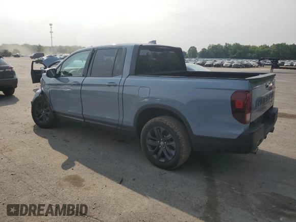 2024 Honda Ridgeline Sport with VIN 5FPYK3F14RB032163, listed as a Copart auction lot 59680745 with Not provided miles and Salvage title. Bid and sale history available at DreamBid. Image 2.