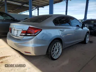 2013 Honda Civic LX with VIN 2HGFB2F53DH527388, listed as a Copart auction lot 46123985 with 146,591 mi miles and Salvage Title. Bid and sale history available at DreamBid. Image 3.