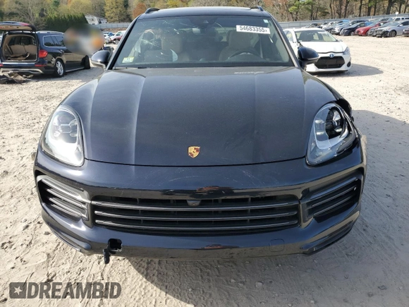 2023 Porsche Cayenne with VIN WP1AA2AY9PDA05586, listed as a Copart auction lot 54683355 with 11,370 mi miles and Salvage title. Bid and sale history available at DreamBid. Image 5.