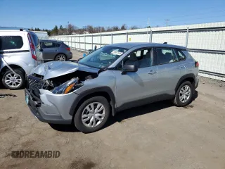 2022 Toyota Corolla Cross L with VIN 7MUAAABG0NV011057, listed as a Copart auction lot 50907545 with 59,328 mi miles and Salvage title. Bid and sale history available at DreamBid. Image 1.