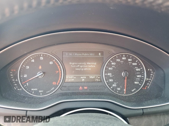 2018 Audi Q5 Premium Plus with VIN WA1BNAFY2J2088160, listed as a Copart auction lot 61017715 with 97,691 mi miles and Salvage title. Bid and sale history available at DreamBid. Image 9.
