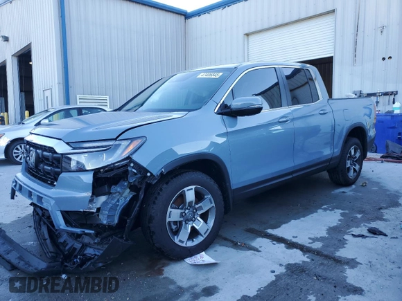 2024 Honda Ridgeline RTL with VIN 5FPYK3F56RB030210, listed as a Copart auction lot 47406845 with 4,042 mi miles and Salvage title. Bid and sale history available at DreamBid. Image 1.