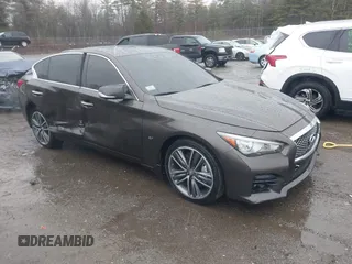 2014 Infiniti Q50 Premium with VIN JN1BV7AR6EM681669, listed as a IAAI auction lot 41835649 with 135,268 mi miles and . Bid and sale history available at DreamBid. Image 1.