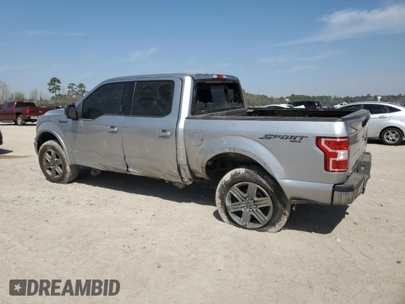 2020 Ford F-150 XL with VIN 1FTEW1E56LKE93027, listed as a Copart auction lot 48920305 with 161,133 mi miles and Salvage Title. Bid and sale history available at carsss.com. Image 2.