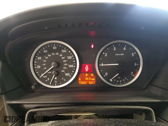 2004 BMW 5 Series 530i with VIN WBANA73554B812937, listed as a Copart auction lot 55138505 with 120,061 mi miles and Clean Title. Bid and sale history available at DreamBid. Image 9.