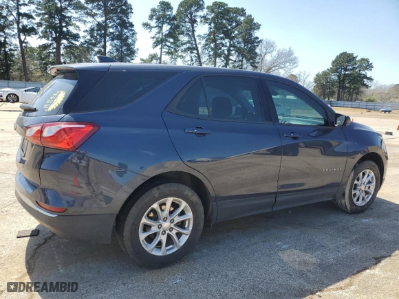 2018 Chevrolet Equinox LS with VIN 3GNAXHEV4JL326382, listed as a Copart auction lot 48773265 with 129,542 mi miles and Salvage Title. Bid and sale history available at carsss.com. Image 3.