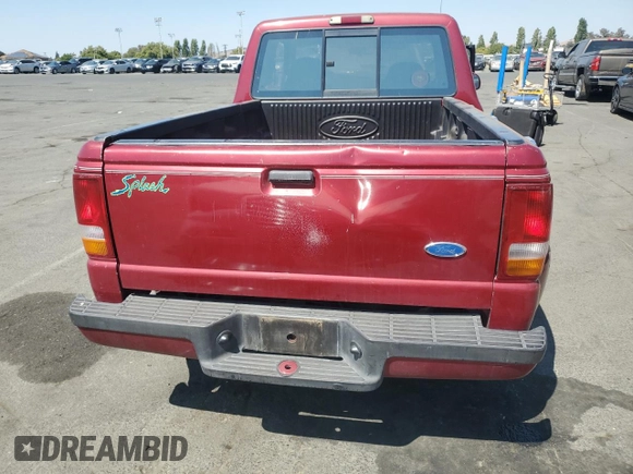 1996 Ford Ranger XL with VIN 1FTCR14U5TPA95575, listed as a Copart auction lot 64148505 with 94,546 mi miles and Clean title. Bid and sale history available at DreamBid. Image 6.