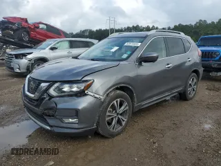 2018 Nissan Rogue S with VIN 5N1AT2MT9JC806474, listed as a Copart auction lot 52872555 with 147,093 mi miles and Salvage Title. Bid and sale history available at carsss.com. Image 1.