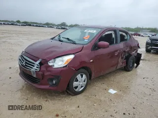 2017 Mitsubishi Mirage G4 ES with VIN ML32F3FJ4HHF11710, listed as a Copart auction lot 50873115 with 24,101 mi miles and Salvage Title. Bid and sale history available at carsss.com. Image 1.