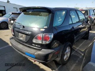 2001 Lexus RX 300 with VIN JTJHF10U110206873, listed as a Copart auction lot 53180474 with 0 mi miles and Salvage Title. Bid and sale history available at carsss.com. Image 3.