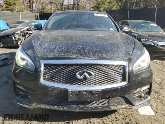 2019 Infiniti Q70 Luxe with VIN JN1BY1ARXKM585270, listed as a Copart auction lot 42320385 with 94,206 mi miles and Salvage Title. Bid and sale history available at DreamBid. Image 5.