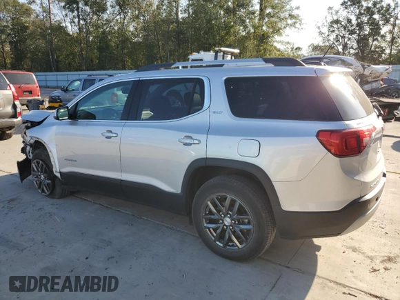2017 GMC Acadia SLT with VIN 1GKKNMLAXHZ196823, listed as a Copart auction lot 75655254 with 57,257 mi miles and Salvage Title. Bid and sale history available at carsss.com. Image 2.