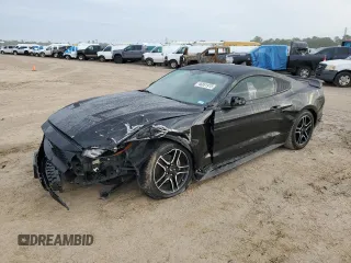 2020 Ford Mustang EcoBoost with VIN 1FA6P8THXL5150815, listed as a Copart auction lot 46851915 with 69,909 mi miles and Salvage Title. Bid and sale history available at carsss.com. Image 1.