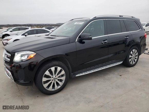 2018 Mercedes-Benz GLS with VIN 4JGDF6EE6JB179282, listed as a Copart auction lot 43568915 with 80,257 mi miles and Clean Title. Bid and sale history available at carsss.com. Image 1.