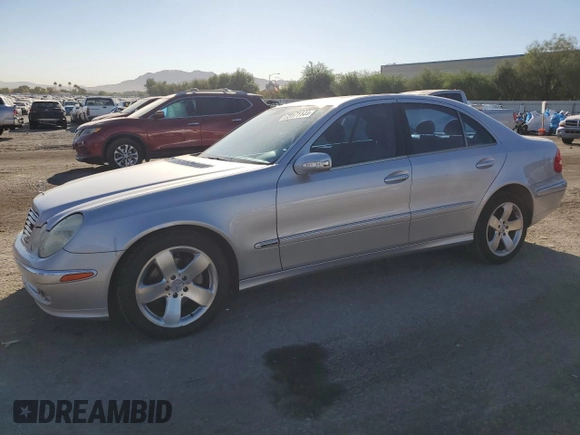 2003 Mercedes-Benz E-Class 3.2L with VIN WDBUF65J73X111272, listed as a Copart auction lot 73171144 with 113,738 mi miles and Salvage Title. Bid and sale history available at carsss.com. Image 1.
