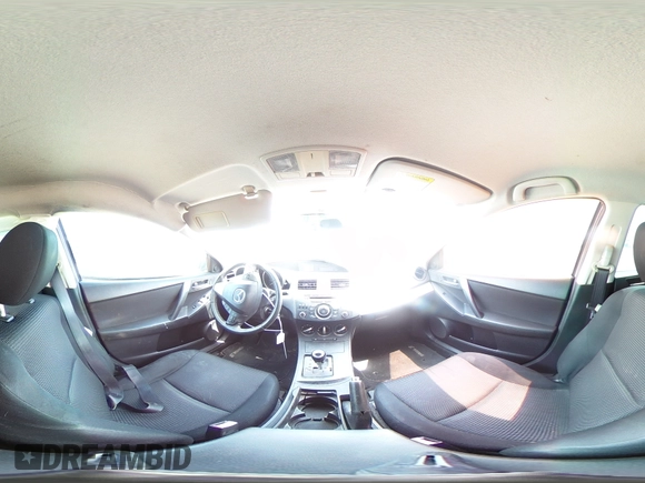 2012 Mazda 3 i Touring with VIN JM1BL1L74C1577899, listed as a Copart auction lot 59716435 with 132,718 mi miles and Salvage title. Bid and sale history available at DreamBid. Image 14.