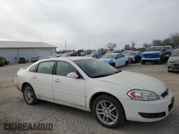 2008 Chevrolet Impala LTZ with VIN 2G1WU583X89176333, listed as a Copart auction lot 43659605 with 298,683 mi miles and Salvage Title. Bid and sale history available at DreamBid. Image 4.