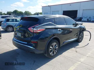 2016 Nissan Murano SV z VIN 5N1AZ2MG4GN150926, wystawiony jako IAAI lot #39758067 z przebiegiem 158 513 mil mil oraz . Historia ofert i sprzedaży dostępna na DreamBid. Obrazek 4.