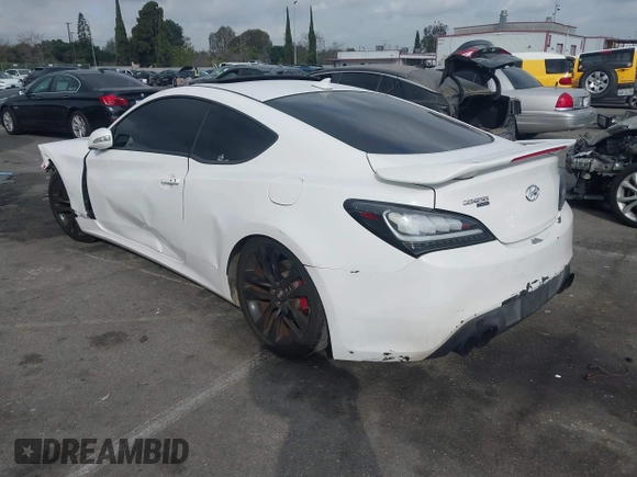 2013 Hyundai Genesis Coupe R-Spec with VIN KMHHU6KJ6DU081340, listed as a IAAI auction lot 41528083 with 73,917 mi miles and . Bid and sale history available at DreamBid. Image 3.
