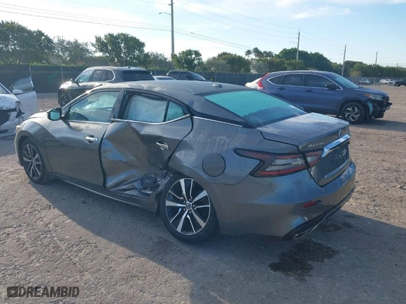 2021 Nissan Maxima SV with VIN 1N4AA6CVXMC508952, listed as a IAAI auction lot 41900012 with 66,249 mi miles. Bid and sale history available at carsss.com. Image 3.