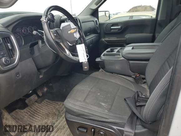 2020 Chevrolet Silverado 1500 LT with VIN 3GCUWCED3LG158037, listed as a Copart auction lot 42830005 with 93,096 mi miles and Salvage Title. Bid and sale history available at DreamBid. Image 7.