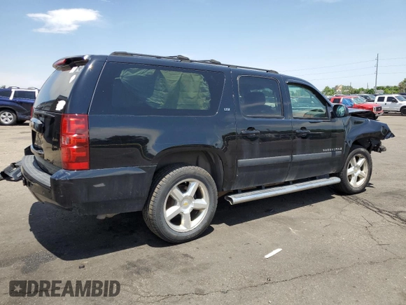 2007 Chevrolet Suburban LTZ with VIN 1GNFK16347J179019, listed as a Copart auction lot 60963795 with 243,300 mi miles and Salvage title. Bid and sale history available at DreamBid. Image 3.