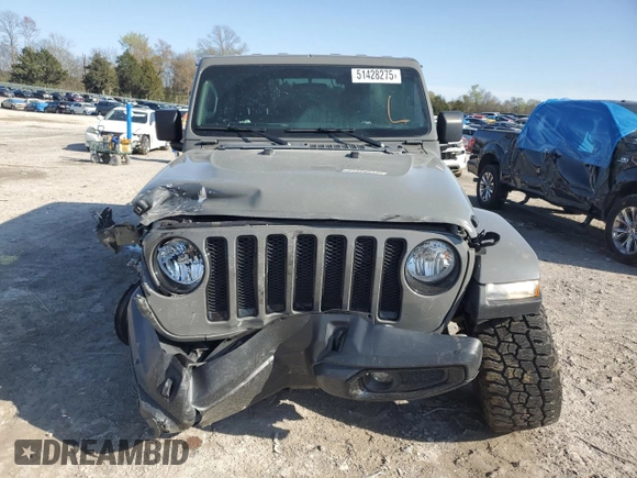 2021 Jeep Wrangler Unlimited Sahara Altitude with VIN 1C4HJXEG0MW632630, listed as a Copart auction lot 51428275 with 36,269 mi miles and Salvage title. Bid and sale history available at DreamBid. Image 5.