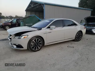 2020 Lincoln Continental Reserve with VIN 1LN6L9RP4L5602411, listed as a Copart auction lot 77971474 with 48,556 mi miles and Salvage Title. Bid and sale history available at carsss.com. Image 1.