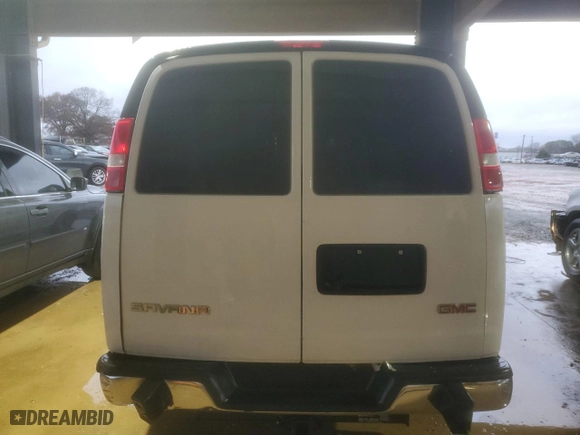 2019 GMC Savana Cargo Van with VIN 1GTW7AFG2K1293185, listed as a Copart auction lot 85685444 with 166,770 mi miles and Salvage Title. Bid and sale history available at carsss.com. Image 6.