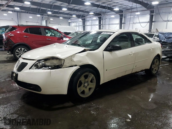 2007 Pontiac G6 G6 with VIN 1G2ZG58B074203404, listed as a Copart auction lot 56705115 with 154,379 mi miles and Salvage title. Bid and sale history available at DreamBid. Image 1.