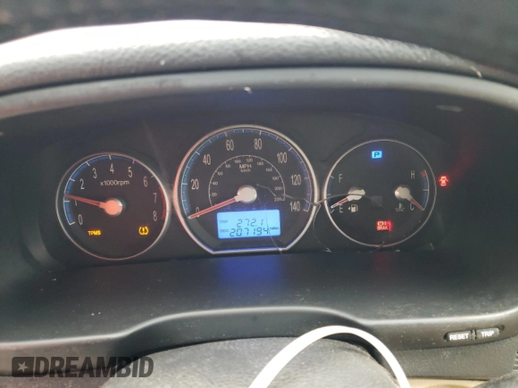 2009 Hyundai Santa Fe SE with VIN 5NMSH73EX9H265183, listed as a Copart auction lot 52118135 with 207,194 mi miles and Clean title. Bid and sale history available at DreamBid. Image 9.