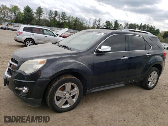 2015 Chevrolet Equinox LTZ with VIN 2GNFLHE35F6227503, listed as a Copart auction lot 54365965 with 199,287 mi miles and Clean Title. Bid and sale history available at carsss.com. Image 1.