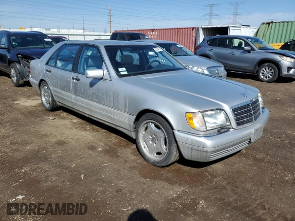 1999 Mercedes-Benz S-Class with VIN WDBGA43G8XA409278, listed as a Copart auction lot 50004695 with 113,570 mi miles and Clean Title. Bid and sale history available at carsss.com. Image 4.