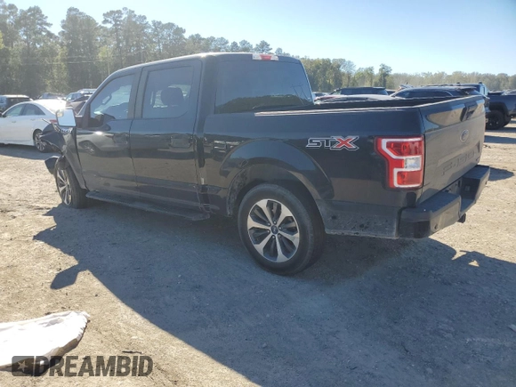2020 Ford F-150 XL with VIN 1FTEW1C42LFA54457, listed as a Copart auction lot 80918224 with 94,661 mi miles and Salvage Title. Bid and sale history available at carsss.com. Image 2.