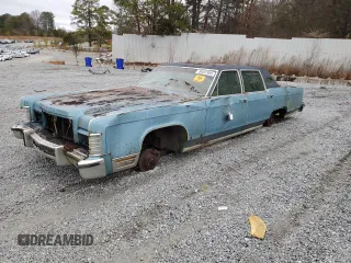 1976 Lincoln Continental with VIN NOV1NNP1AT3, listed as a Copart auction lot 89287695 with Not Provided miles and Non Repairable. Bid and sale history available at DreamBid. Image 1.